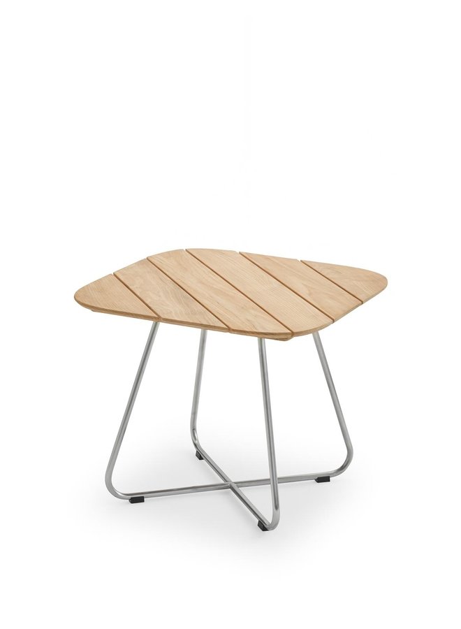 Lilium Lounge Table Teak|Stainless Steel