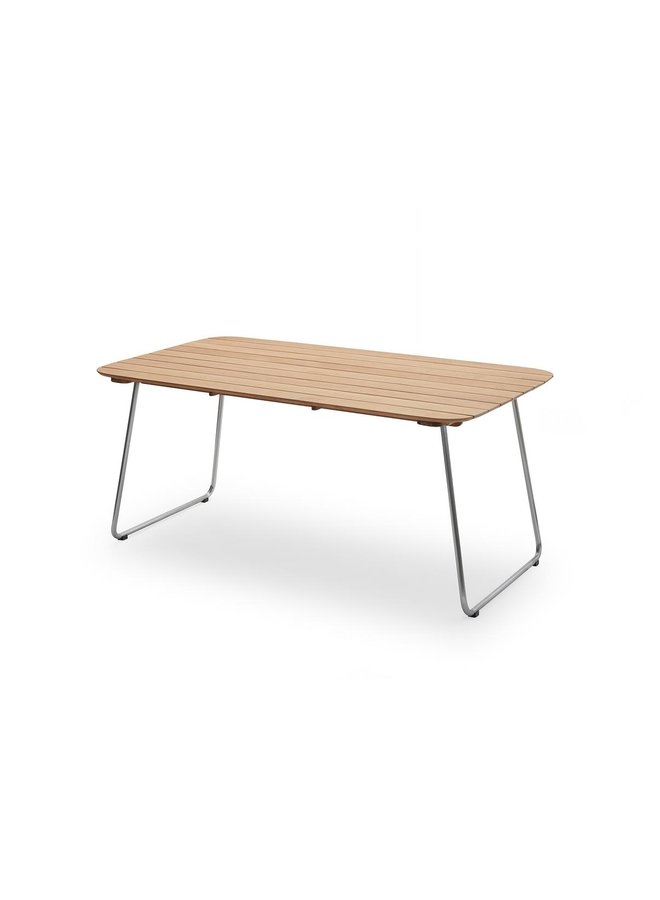 Lilium Table 160 Teak|Stainless Steel