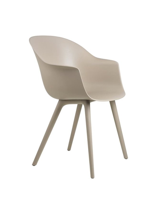 Bat Dining Chair - Un-Upholstered, Plastic base, Outdoor
