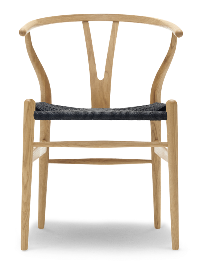 CH24 | WISHBONE CHAIR Black Cord