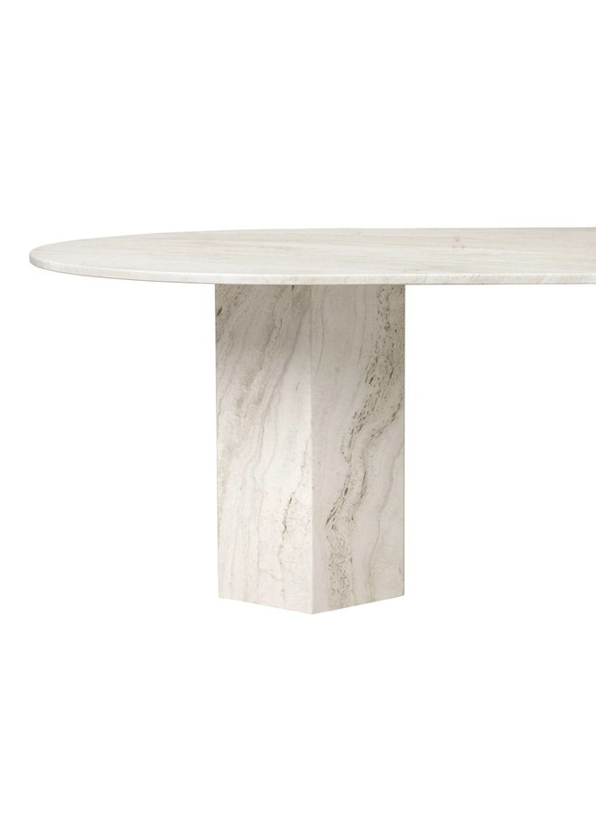 Epic Dining Table - Elliptical (Neutral White)