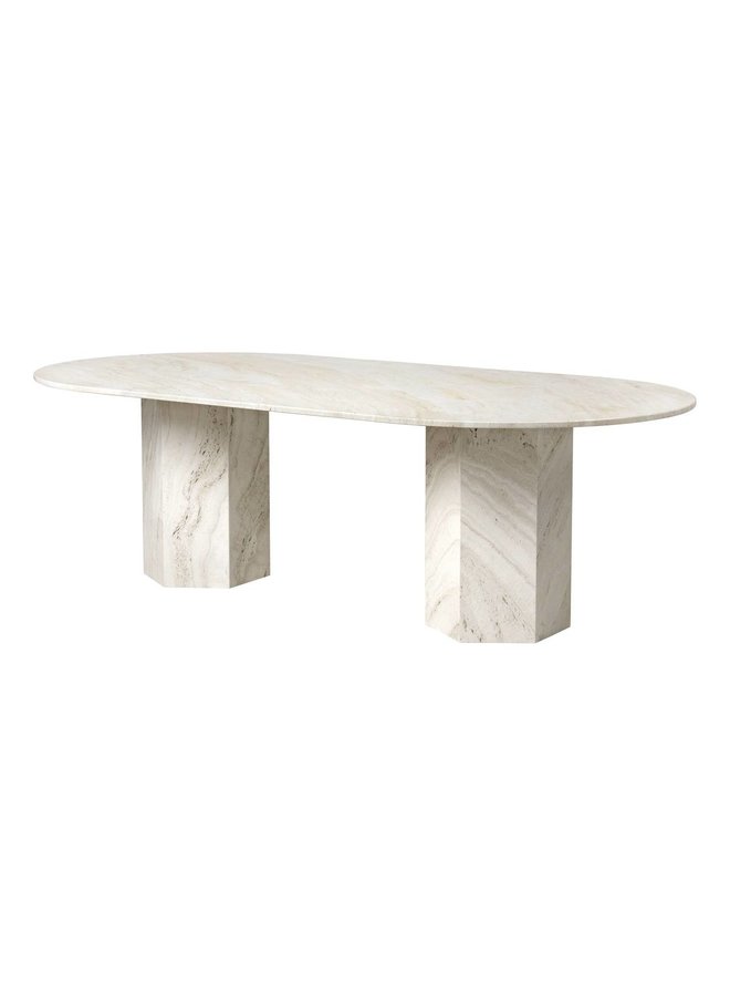 Epic Dining Table - Elliptical (Neutral White)