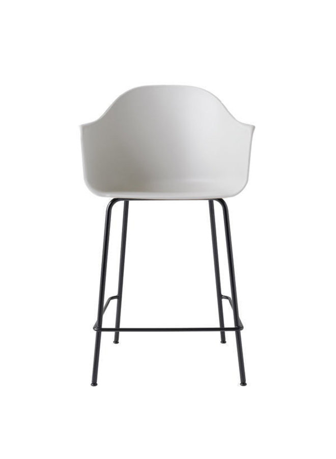 Harbour Chair, Counter, Steel-Black