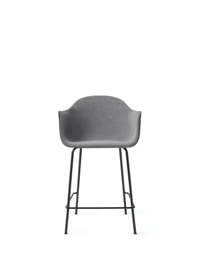 Harbour Chair, Counter, Steel-Black