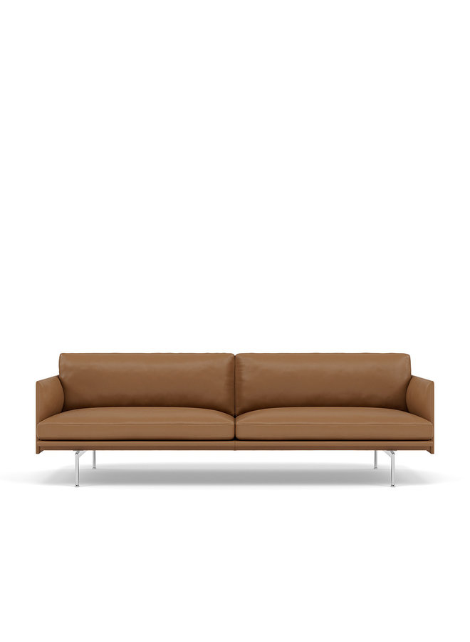 OUTLINE SOFA / 3-SEATER  - ALUMINUM BASE