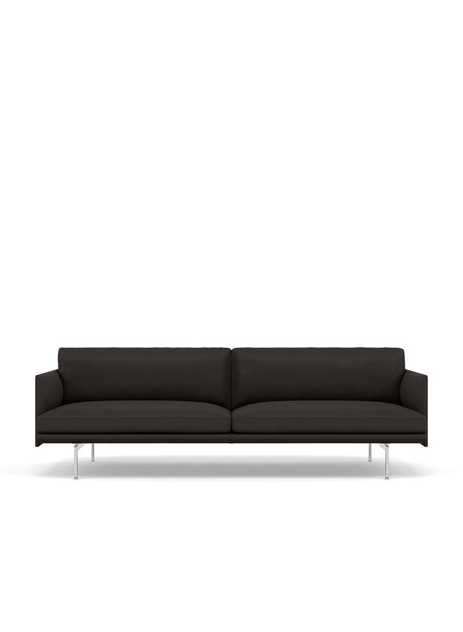 OUTLINE SOFA / 3-SEATER  - ALUMINUM BASE