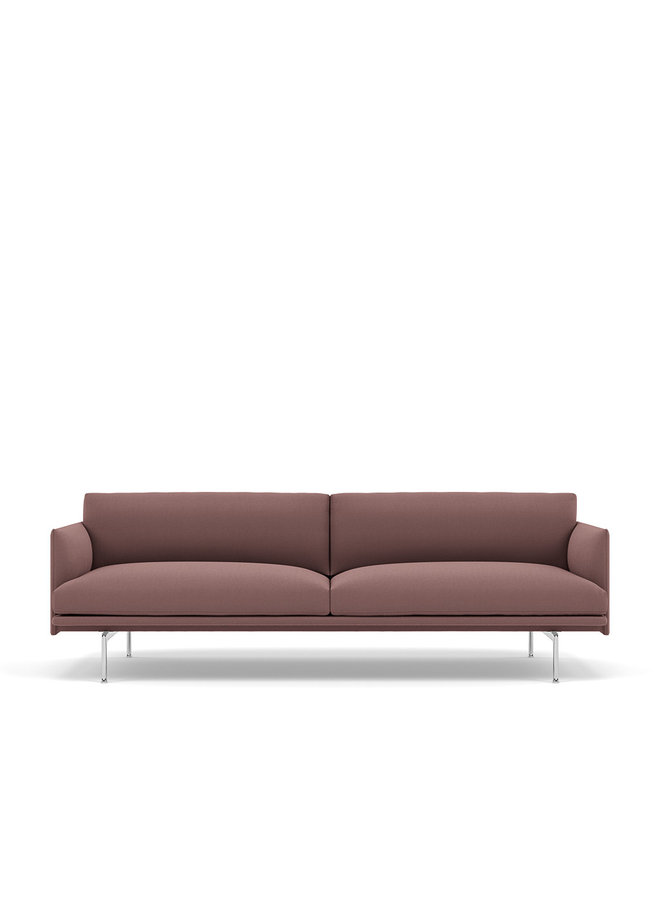 OUTLINE SOFA / 3-SEATER  - ALUMINUM BASE