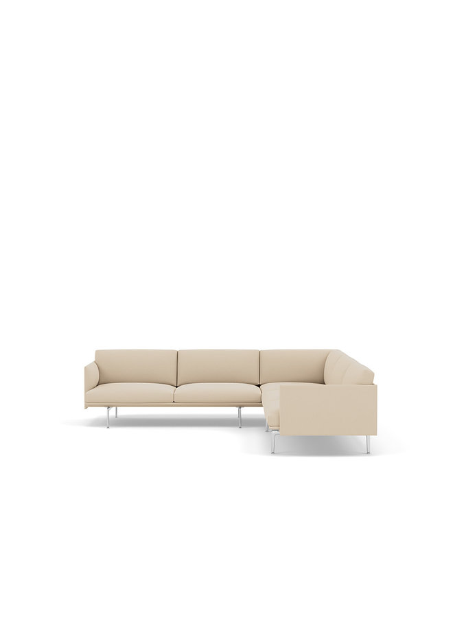 OUTLINE SOFA / CORNER - ALUMINUM BASE