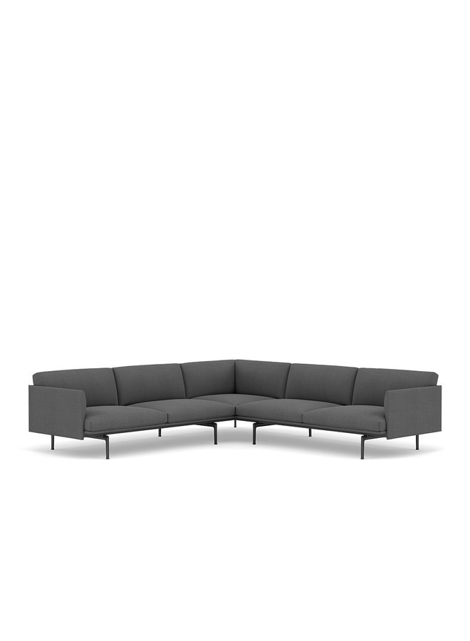 OUTLINE SOFA / CORNER - BLACK BASE