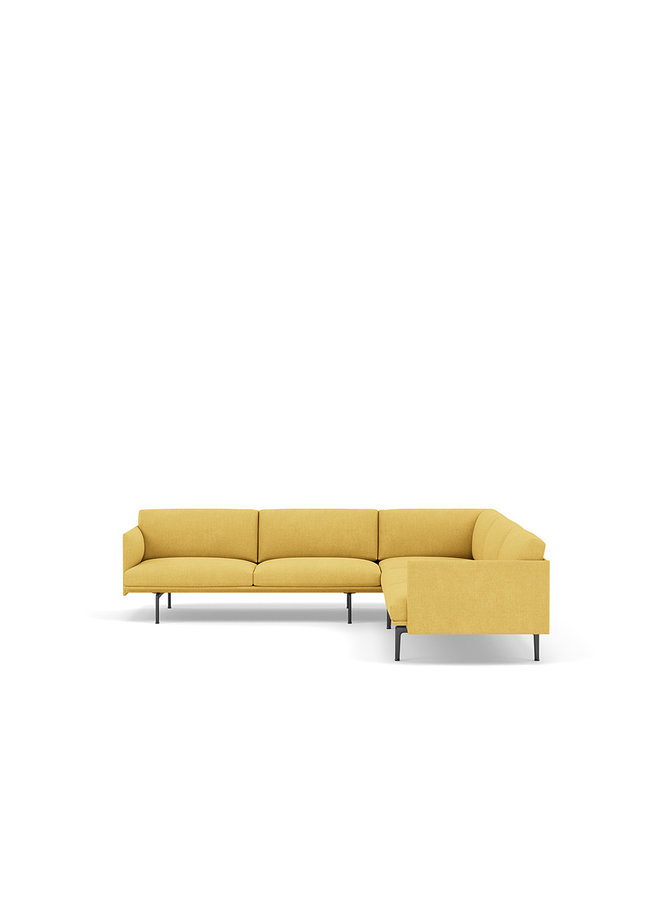 OUTLINE SOFA / CORNER - BLACK BASE