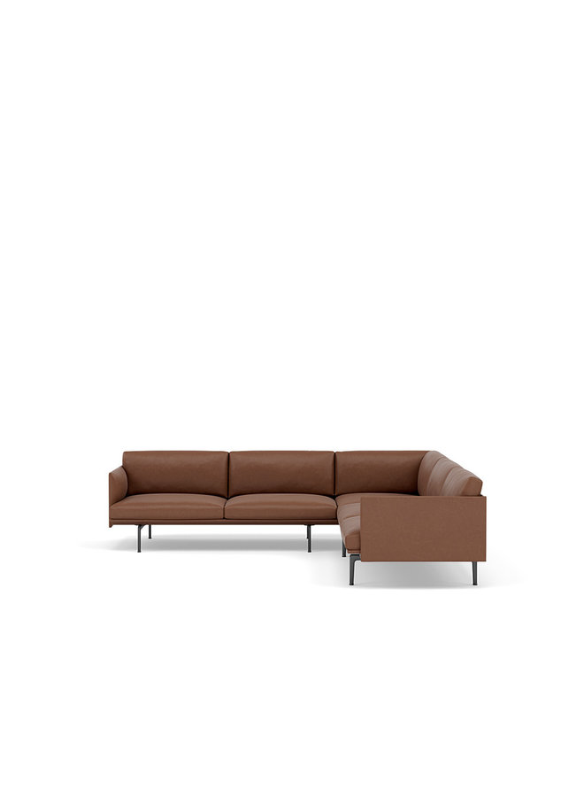 OUTLINE SOFA / CORNER - BLACK BASE