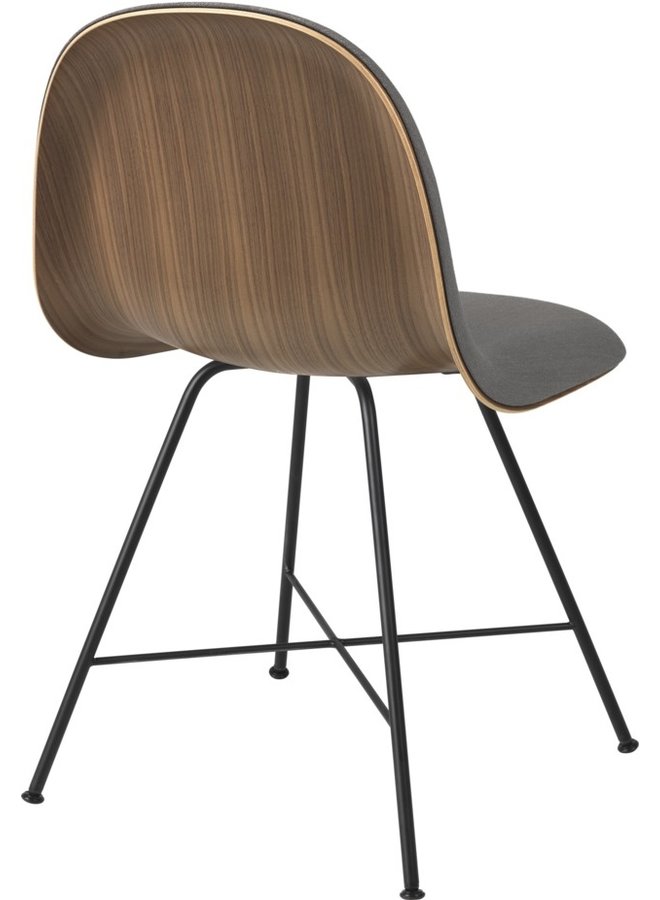 3D Dining Chair - Front Upholstered, Center base