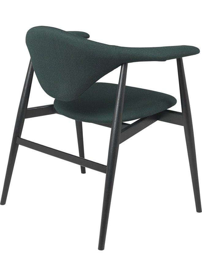 Masculo Dining Chair - Fully Upholstered, Wood base