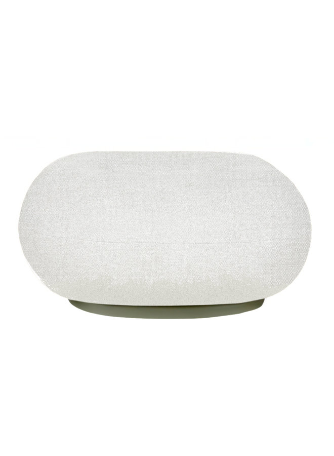 Pacha Outdoor Ottoman - Fully Upholstered, Swivel