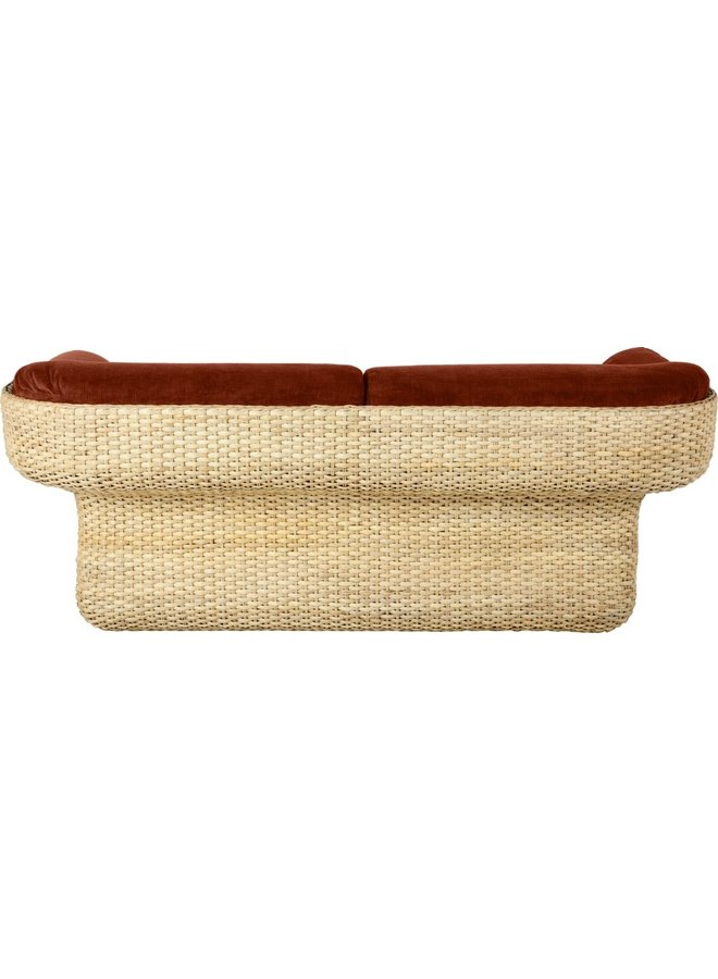 Basket Sofa - Fully Upholstered, 2-seater