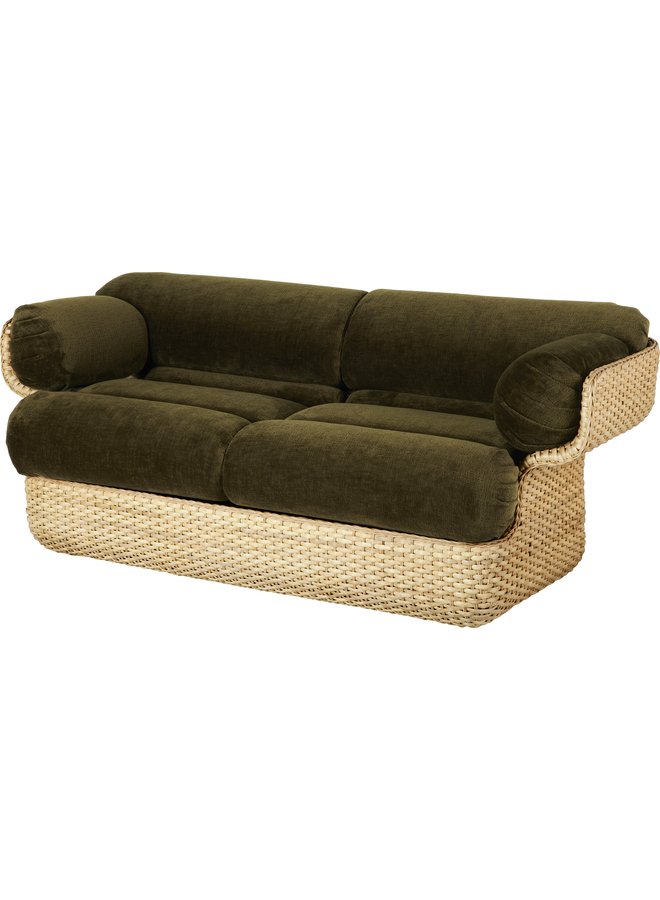 Basket Sofa - Fully Upholstered, 2-seater