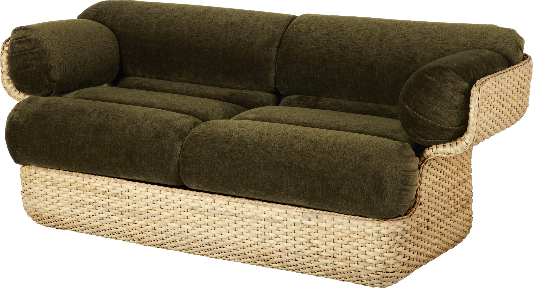Basket Sofa Fully Upholstered, 2seater Norden Living