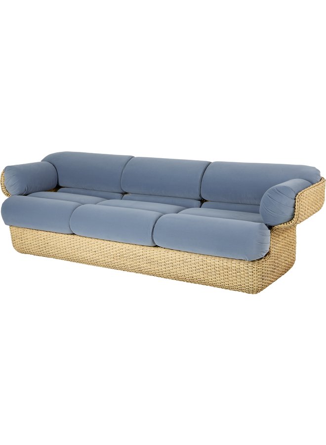 Basket Sofa - Fully Upholstered, 3-seater