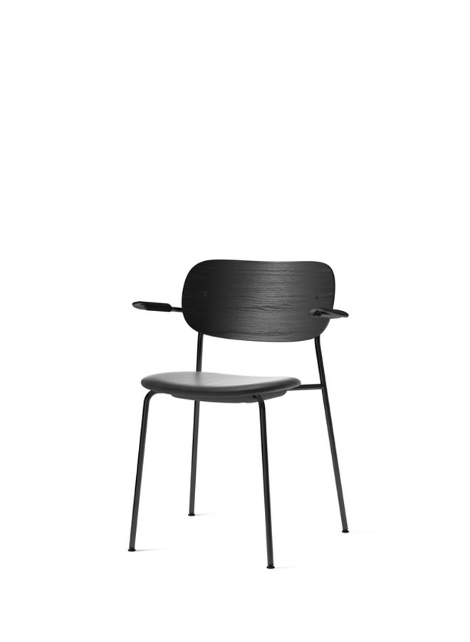 Co Chair, Dining Height with Arms, Upholstered Seat