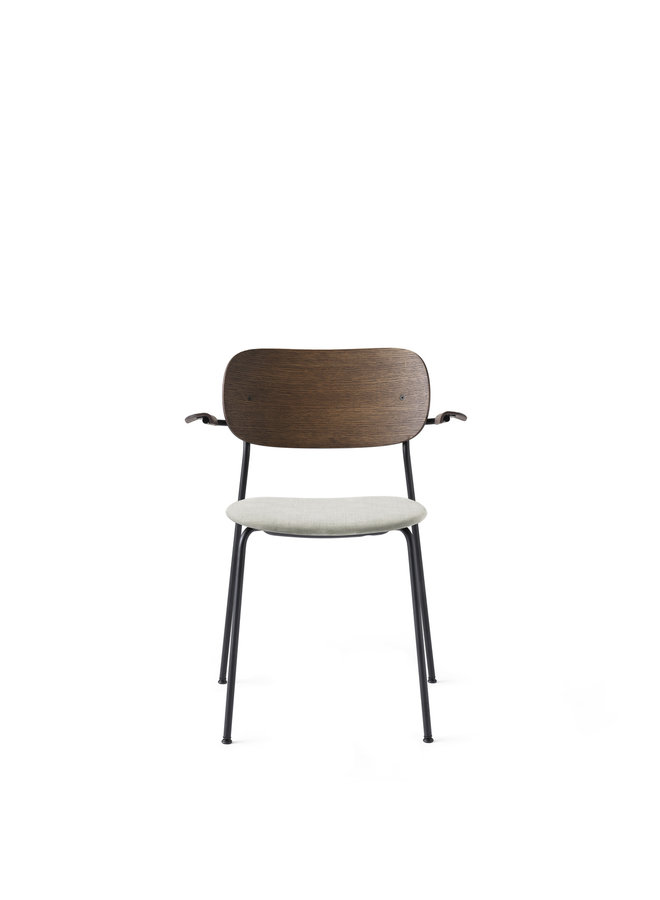 Co Chair, Dining Height with Arms, Upholstered Seat