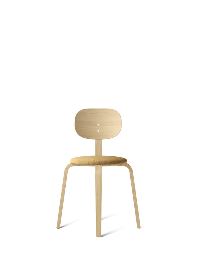 Afteroom, Plywood Chair, Dining Height, Upholstered Seat/Wooden Back