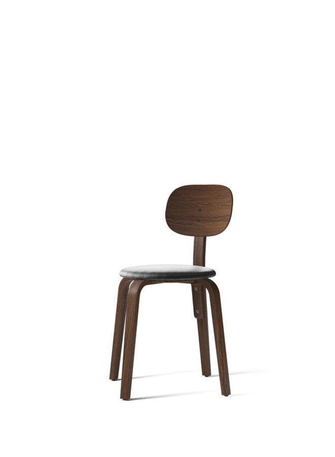 Afteroom, Plywood Chair, Dining Height, Upholstered Seat/Wooden Back