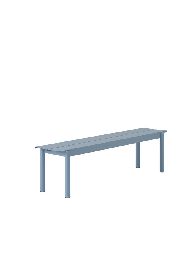 LINEAR STEEL BENCH / 170 X 34 CM / 66.9 X 15.4"