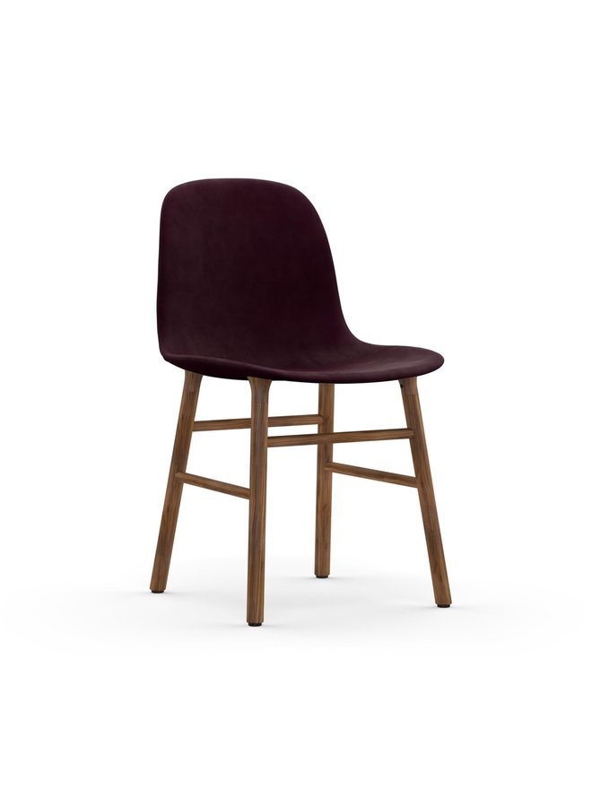 Form Chair Full Upholstery Walnut