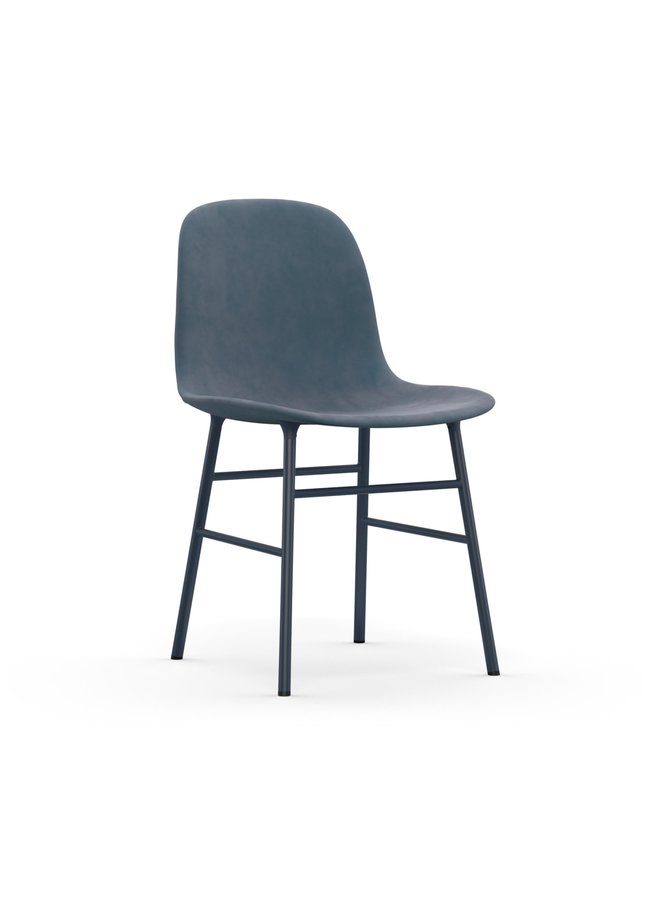 Form Chair Full Upholstery Black Steel