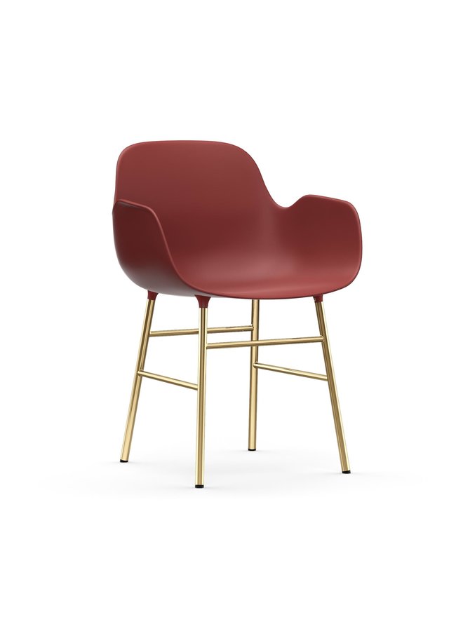 Form Armchair Brass