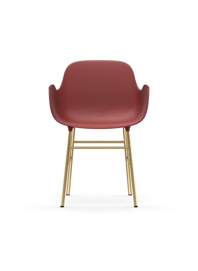 Form Armchair Brass