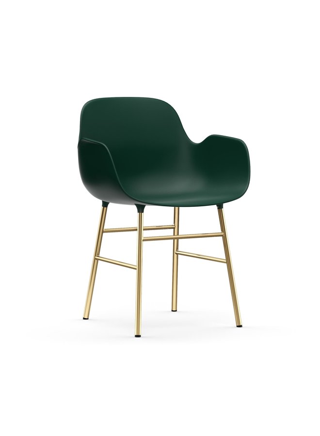 Form Armchair Brass