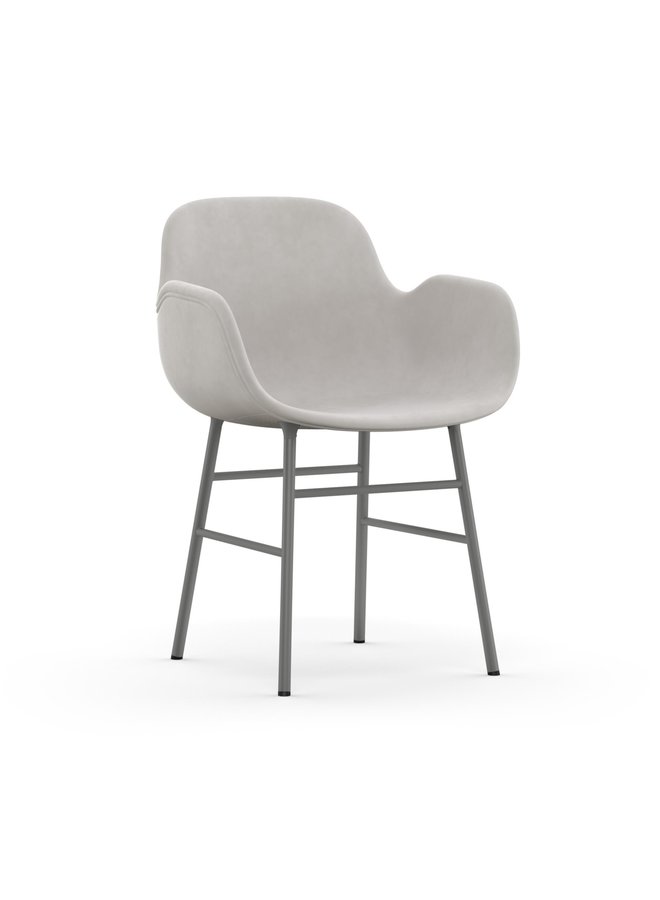 Form Armchair Full Upholstery Steel