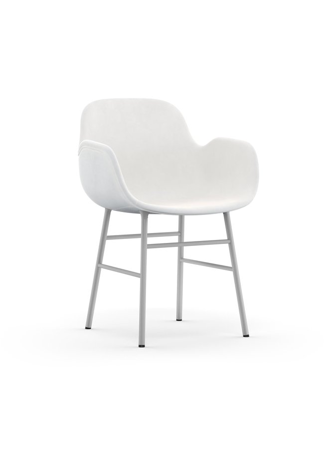 Form Armchair Full Upholstery Steel