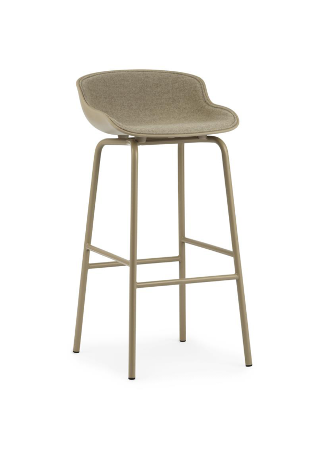 Hyg Barstool 75 cm Front Upholstery Steel