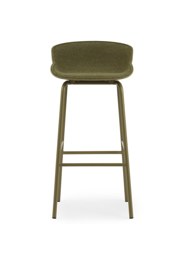 Hyg Barstool 75 cm Front Upholstery Steel