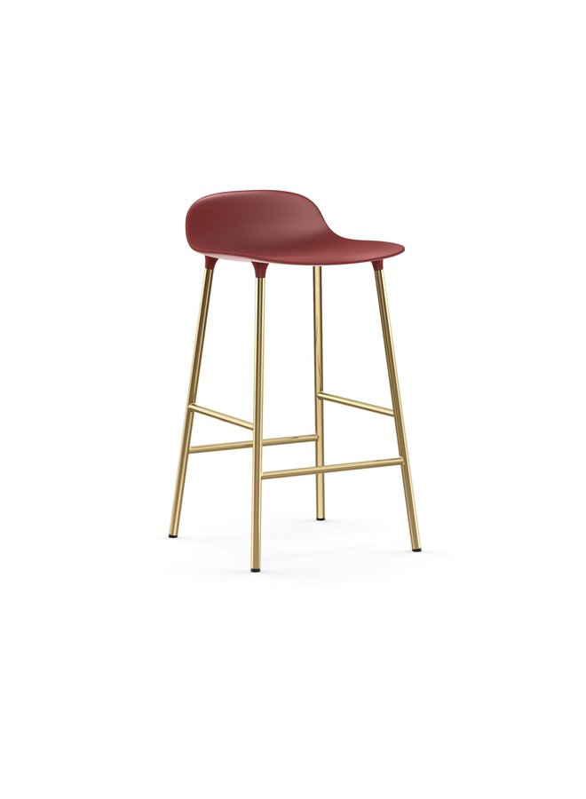 Form Barstool 65 cm Brass