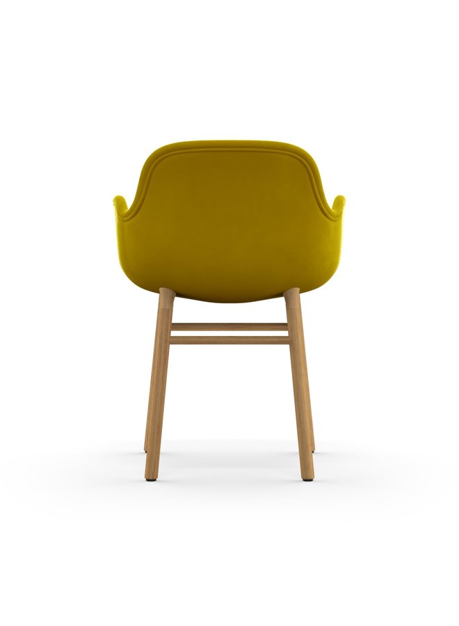 Form Armchair Full Upholstery Oak