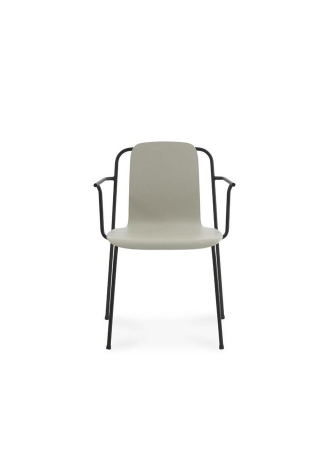 Studio Armchair Black Steel