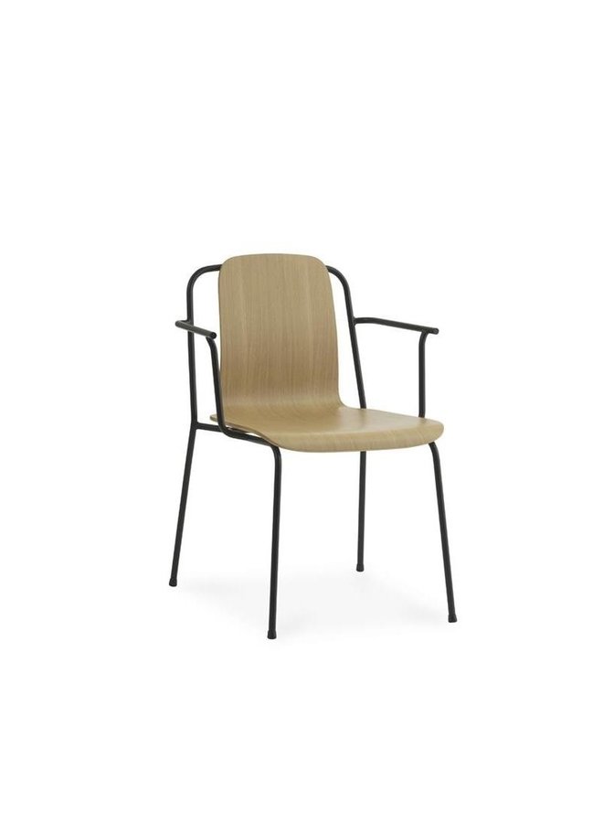 Studio Armchair Black Steel