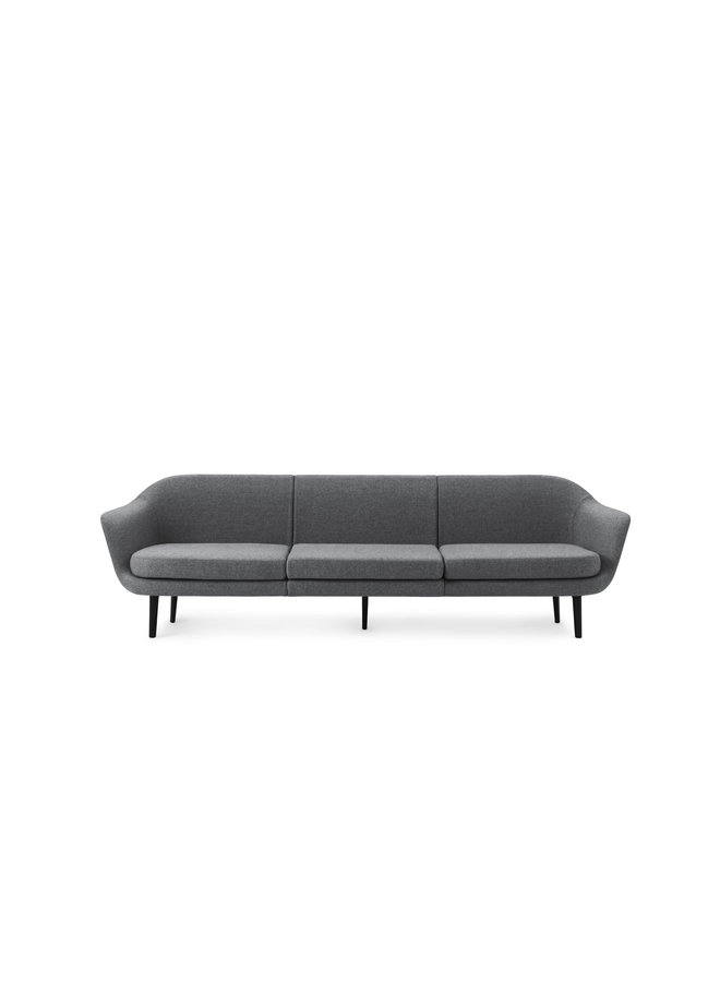 Sum Modular Sofa 3-Seater Aluminum