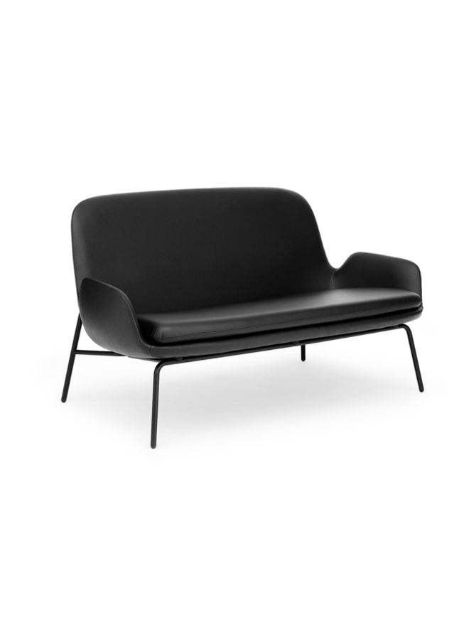 Era Sofa with Black Lacquered Steel Legs