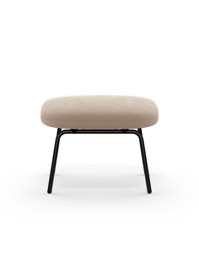 Era Footstool Steel Black