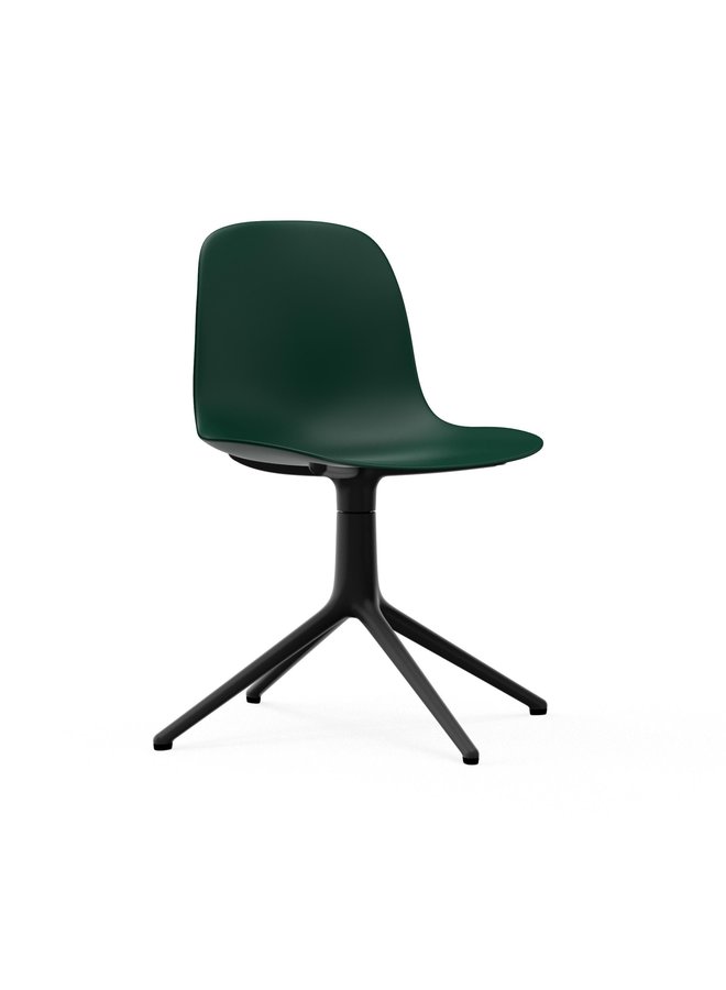 Form Chair Swivel 4L Black Alu