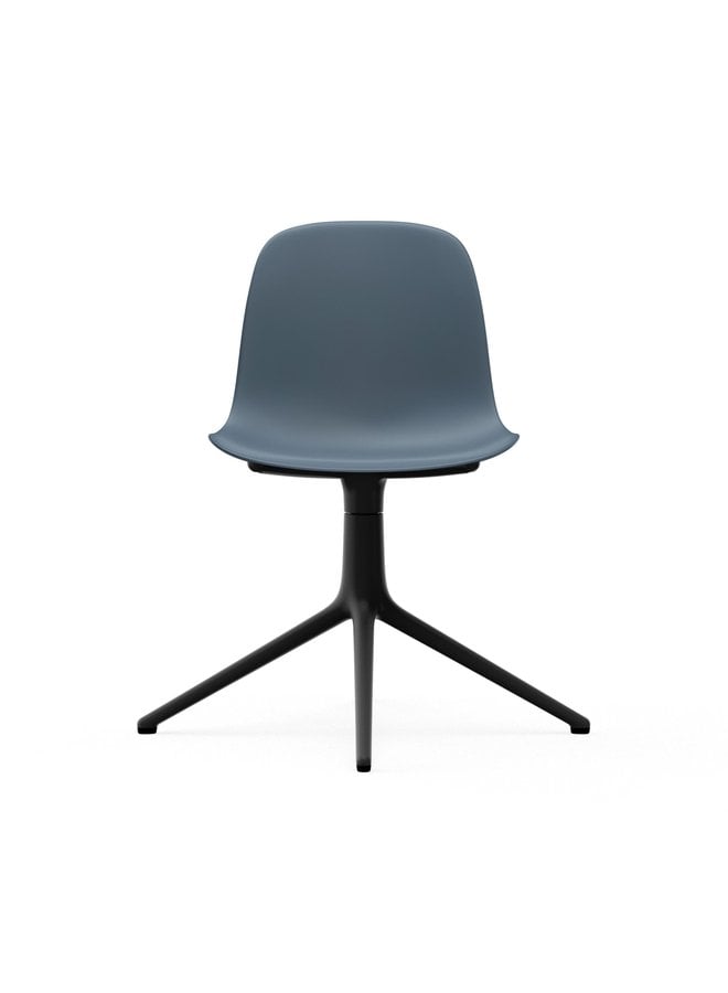 Form Chair Swivel 4L Black Alu