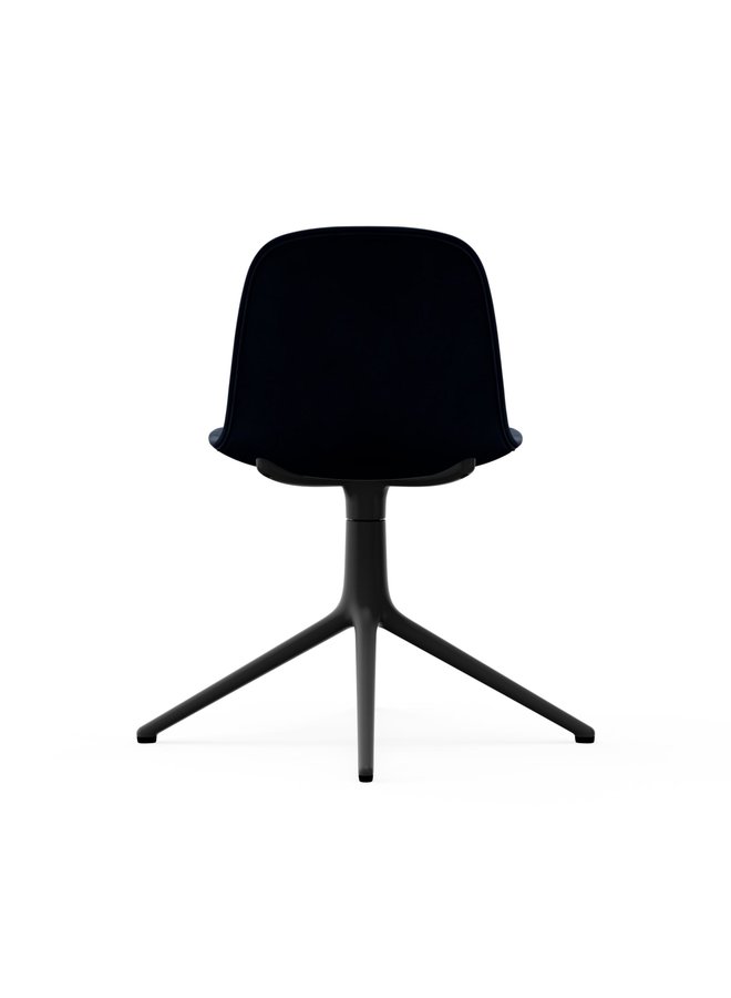 Form Chair Swivel 4L Full Uph. Black Alu
