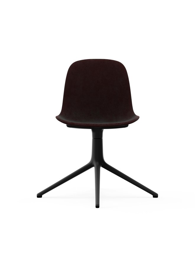 Form Chair Swivel 4L Full Uph. Black Alu