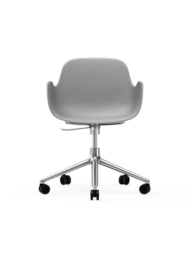 Form Armchair Swivel 5W Gaslift Alu