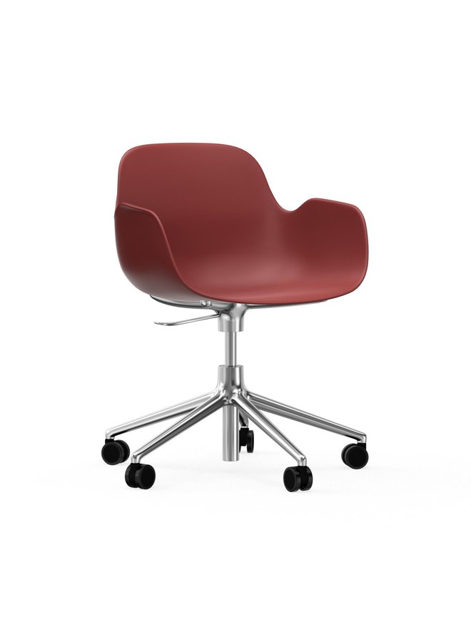 Form Armchair Swivel 5W Gaslift Alu