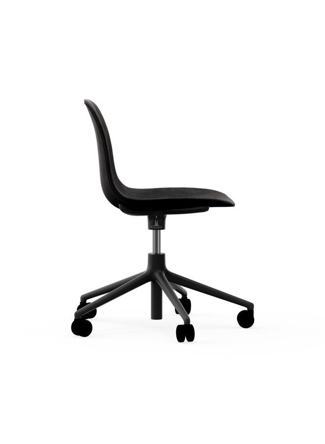 Form Chair Swivel 5W Gaslift Full Uph. Black Alu